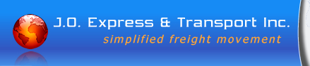 J.O.Express and Transport Inc. - Home Page
